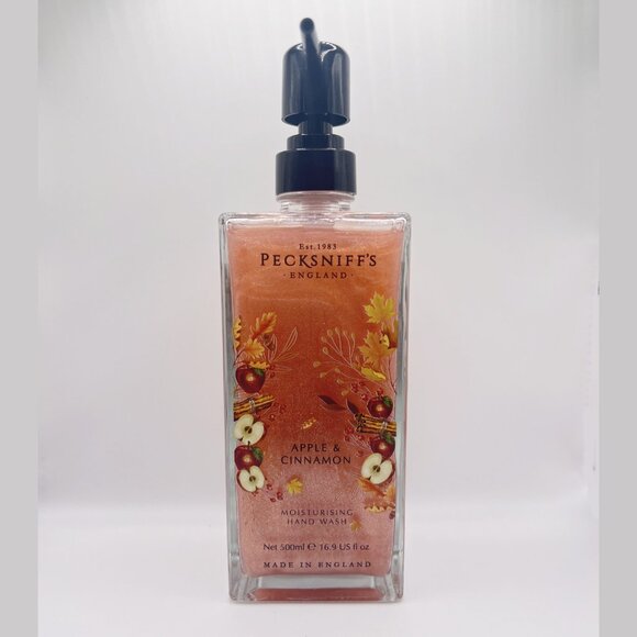 NEW 3x Pecksniffs Apple & Cinnamon Glass Bottle Hand Wash - 16.9 fl oz, Shimmer - Picture 2 of 3